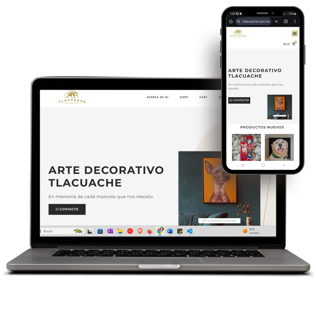 arte decorativo tlacuache